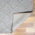 thumbnail image 4 of Hauteloom Syosset Wool Living Room, Bedroom Area Rug - Contemporary - Gray - 3' x 5', 4 of 10