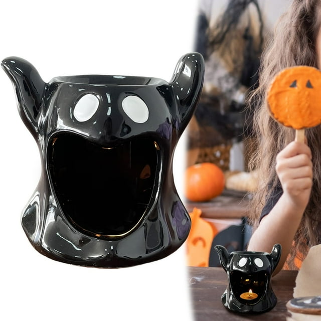AKEGAMN Clearance! 1 Pcs Shaped Ceramic Candy Dish Halloween Candy Bowls Ceramic Jewelry Box Halloween Decor Halloween Cookie Jar For Halloween Decor 1 Pcs Shaped Ceramic Candy Dish Halloween Candy