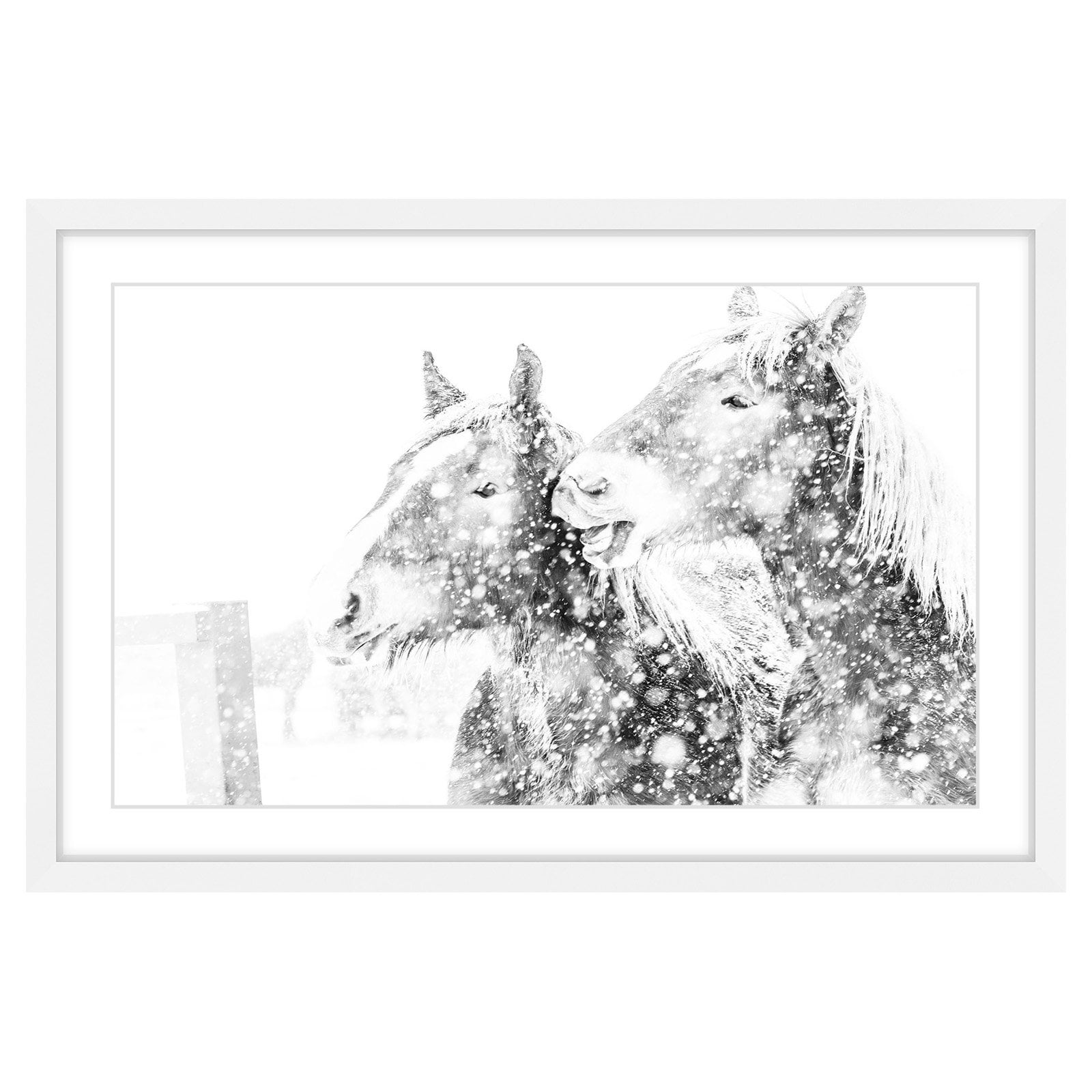 Marmont Hill "Laughing Equus" Framed Painting Print