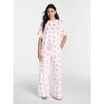 thumbnail image 2 of Halloween and Fall Women's Hacci Knit Sleep Pants from Way to Celebrate, 29.5" Inseam, Sizes XS-3X, 2 of 5