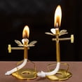 thumbnail image 6 of Pack of 2 Rustproof Metal Lamp Base Decoration with Customizable Lighting Holders, 6 of 8