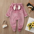 thumbnail image 3 of Toddler Kid Jumpsuit Pants Clothes Newborn Baby Boys Girls Winter Cute Snowman Fleece Jumpsuit Romper Warm Outwear Summer Jumpsuit For Girls Boys, 3 of 8