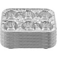 thumbnail image 2 of Aluminum 6-Cup Muffin Pans, Standard Size - 20 Count, 2 of 4