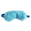 Plush Eye Mask Eye Cover Elastic Band Travel Sleeping Mask Solid Color Cute Nap Eye Shade Blindfold sky blue