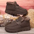 thumbnail image 6 of Xfvqtps Womens Ankle Boots Fleece Lined Winter Shoes Fashion Side Zipper Warm Snow Boots for Fall and Winter Casual Wear Coffee, 6 of 7