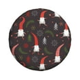 thumbnail image 2 of Easygdp Cute Christmas Gnomes Wheel Sun Guard, Spare Tire Cover,Universal Trailer Suv Truck Camper Travel,Easy To Install And Remove -17 Inch, 2 of 9