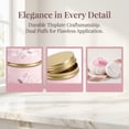 thumbnail image 4 of Body Powder Puff and Container for Women, Portable Tin Jar for Loose Dusting, Ideal for Bath, Travel and Home Use, 4 of 9