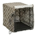 thumbnail image 3 of MidWest Homes for Pets Dog Crate Cover, Brown Geometric Pattern, 48", 3 of 8