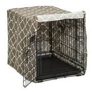 MidWest QuietTime Defender Dog Crate Cover, Brown, 48"L x 30"W x 33"H