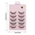 thumbnail image 3 of GHSOHS Eyelashes Manga Lash Clusters Japanese Natural Academy Wind Eyelashes Net Red 3D Soft COS False Eyelashes Lash Extension Makeup, 3 of 3
