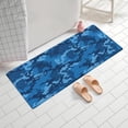 thumbnail image 2 of Blue Camo Classic Pattern Bathroom Rugs Mat,Non Slip Microfiber Bathroom Rug,Rubber Backing,Soft Bathroom Mats for Bathroom Floor,Tub and Shower,60x24in(150x60cm), 2 of 5