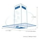 thumbnail image 2 of Campana de Cocina Sanaire Apolo 90 CM Blanca, 2 of 2