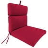 Jordan Manufacturing 44" s 22" Solid Pompei Red Outdoor French Edge Dining Chair Cushion