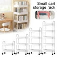 thumbnail image 3 of 2/3/4/5Tiers Rolling Cart Shelf Utility Storage Organizer Trolley Kitchen K, 3 of 8