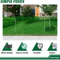 thumbnail image 3 of Highcool 4' Height x 2' Length Mesh Fence Chicken Wire Net Barrier Cover for Temporary Fencing, Suitable for Poultry, Dogs, and Swimming Pool Safety F, 3 of 7