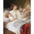 thumbnail image 3 of Ebert, Anton 15x18 Black Modern Framed Museum Art Print Titled - Bedtime Story, 3 of 5