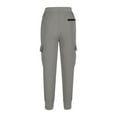thumbnail image 6 of Timegard Athletic Pants for Women Quick Dry Drawstring Trackpants Running Cargo Pants with Zipper Pockets, 6 of 7
