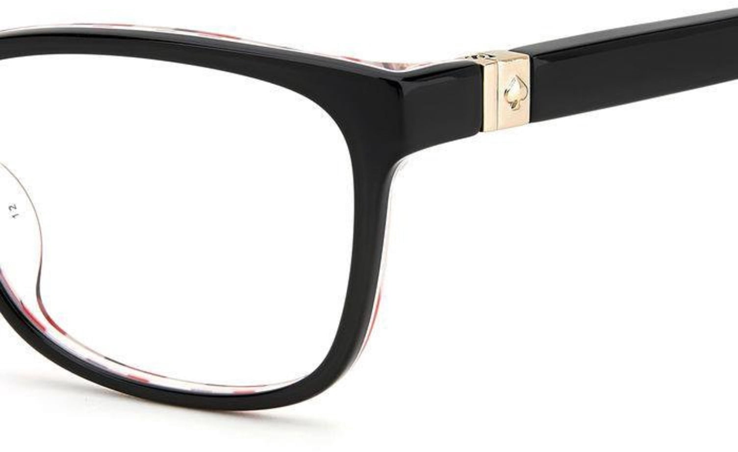 Kate Spade  Plastic Womens Rectangle Eyeglasses Black 52mm Adult