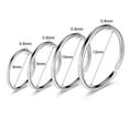 thumbnail image 3 of QQTDFG 4-24Pcs 20g Stainless Steel Hoop Nose Rings 6-12mm Earrings Lip Septum Piercing-Rose gold-4pcs, 3 of 9