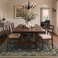 thumbnail image 2 of KUETH 9'x12' Vintage Floral Area Rugs for Living Room, Non Slip Machine Washable Forest Bird Rug, Low Pile Print Rug for Bedroom Dining Room Home Office, 2 of 10
