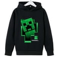 thumbnail image 2 of Sudadera con capucha de Minecraft para niños, jersey de invierno con forro polar para niños y niñas, suéter con gráficos de juegos de anime, 2 of 5
