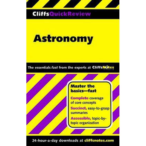 Pre-Owned Cliffsquickreview Astronomy (Paperback) 0764585649 9780764585647