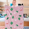 thumbnail image 4 of Flamingo Gifts for Women Fuzzy Blanket, Plush Blanket, Fluffy Blanket, Bed Throw Blanket Gifts for Girls Cozy Gifts for Men, Kids Blanket, Bedroom Decor 30x40 Inch, 4 of 9