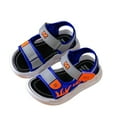 thumbnail image 3 of UngA Boys Sandals Boys Summer Sandals Sports Walking Beach Shoes Outdoor Open-toe Sandals for Kids Blue,13.5, 3 of 5