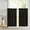 Black, variant on Stretch Velvet Solid Café Tier Curtains Window Treatment Kitchen Home Décor