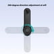 thumbnail image 5 of Clip de rejilla de ventilación para montaje en automóvil - Agarre Ndcxsfigh de rejilla de ventilación estable universal antivibración (C), 5 of 9