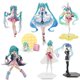 thumbnail image 2 of 20 cm nueva figura de anime Hatsune Miku cosplay Cenicienta linda chica falda azul pelo largo verde PVC acción modelo niña cumpleaños, 2 of 4