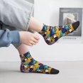 thumbnail image 2 of Naloa Retro Panther Ankle Socks for Women Non Slip Socks No Show Socks Classic Low Cut Casual Socks Casual Socks, 2 of 7