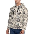 thumbnail image 3 of Goofa Compass And Mountains In Bicycle Wheels for Men's Hooded Sweatshirt - Lightweight Pullover Hoodie with Kangaroo Pocket, Perfect for Everyday Wear-X-Large, 3 of 7