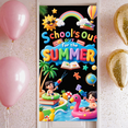 thumbnail image 7 of Decorative Design School's Out Summer Banner Colorful Theme Vacation Banner Kids Party for Summer Celebration Outdoor Activity Holiday Fun, 7 of 7