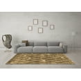 thumbnail image 3 of Ahgly Company Indoor Rectangle Trellis Brown Modern Area Rugs, 7' x 9', 3 of 4