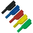 thumbnail image 2 of Lefu 5pcs Safety 4mm BanLefu Plug Male Retractable Sheath Stackable Solder Connectors, 2 of 9