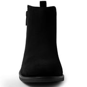 HARVEST LAND Women Chelsea Boots Comfortable Ankle Flat Booties for Ladies Fall Winter