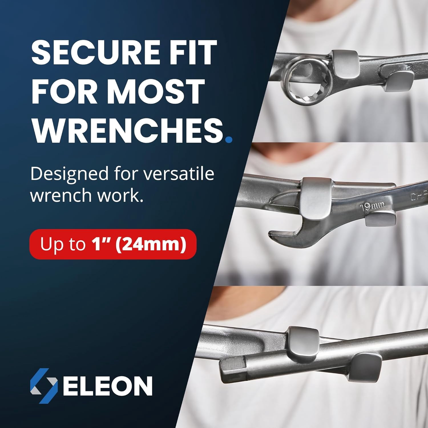 Eleon Wrench Extender Tool - 15-Inch Heavy-Duty Torque Wrench Extender w/ Non-Slip Gloves & Microfiber Towel