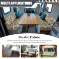 thumbnail image 3 of Qpednta Ethnic Paisley Pattern RV Dinette Cushion Covers 2-Piece Set Anti-Slip Washable Camper Seat Covers Sofa Chair Furniture Protectors for RV Camper Car Bench Seats, 3 of 7