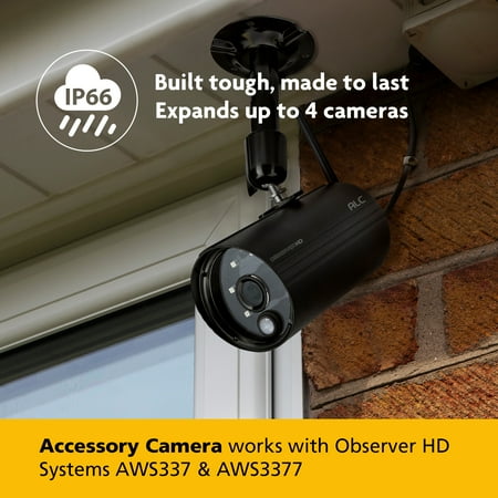 ALC - Observer Indoor/Outdoor Wireless Network Surveillance Camera - Black