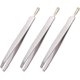 thumbnail image 1 of Pointed Tip Tweezers Multifunction Slant Tip Tweezers Stainless Steel Hair Removal Tweezers For Blackhead Removal And Eyebrows Plucking3pcssilver, 1 of 5