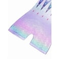 thumbnail image 5 of Leotards for Girls Gymnastics Kids Children Biketard with Shorts Sparkly Rainbow Star Dance Unitards Purple, 5 of 7
