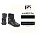 thumbnail image 2 of Botines Frye Veronica para mujer de piel de plena flor, color negro, 7 m, 2 of 6