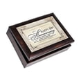 thumbnail image 2 of Happy 50th Anniversary Burlwood Jewelry Music Box Plays How Great Thou Art, 2 of 3