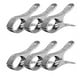 thumbnail image 2 of Laklulu Paquete de 6 Clips para Toallas de Playa Grandes Pinzas para Ropa de Acero Inoxidable Clips para Toallas de Playa Clips de Metal Clip para Toallas de tamaño Jumbo para Playa Piscina, 2 of 6