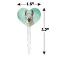 thumbnail image 6 of Hip Llama with Glasses Heart Love Cupcake Picks Toppers Decoration Set of 6, 6 of 6