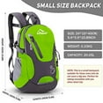 thumbnail image 2 of Cycling Hiking Backpack Sunhiker Water Resistant Travel Backpack Lightweight SMALL Daypack M0714 (Green), 2 of 7