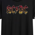 thumbnail image 3 of ACDC - Poster Texture - Women's Oversized T-Shirt, 3 of 5
