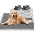 thumbnail image 1 of Almohadillas para orinar para perros HIDOGGYLD, extra grandes, 70 x 85 cm, 40 unidades, carbono, 1 of 7