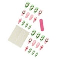 thumbnail image 2 of Christmas Nail Tips, Christmas False Nails, Removable Reusable Holiday Nail Stickers, Safe Non-Irritating Material, Easy Application Wearable Nail Patches for Festive Nail Art, 2 of 6